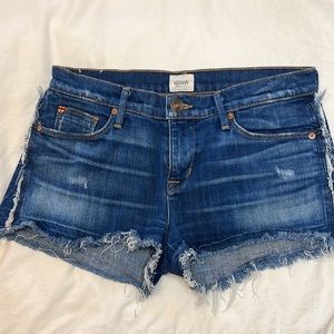Hudson cutoff denim shorts